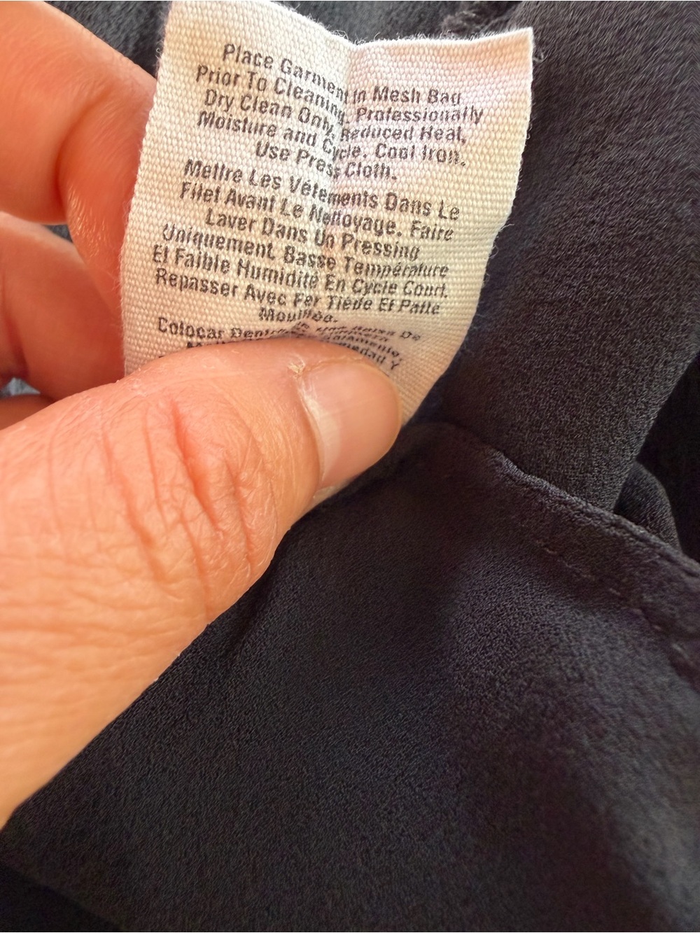 Dkny Black Layered Ruffle Camisole Size 10 - Picture 7 of 7